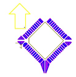 OFP和PLCC型集成塊如采用紅膠工藝過波峰,需采用斜角45度方式擺放，且每邊的最后一個引腳均需添加盜錫焊盤