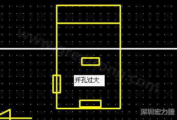 PCB設(shè)計(jì)時(shí)后焊元件焊盤開孔過大容易使焊錫流進(jìn)插座造成短路。