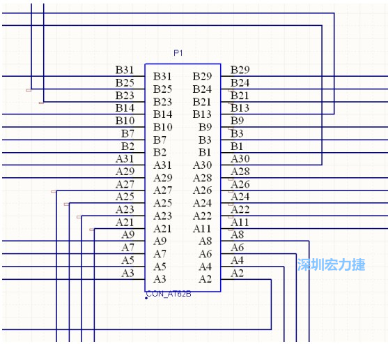 雙擊 1.SchDoc，文件可以被正常打開，下圖是其中的一部分：